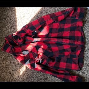 Long sleeve flannel shirt